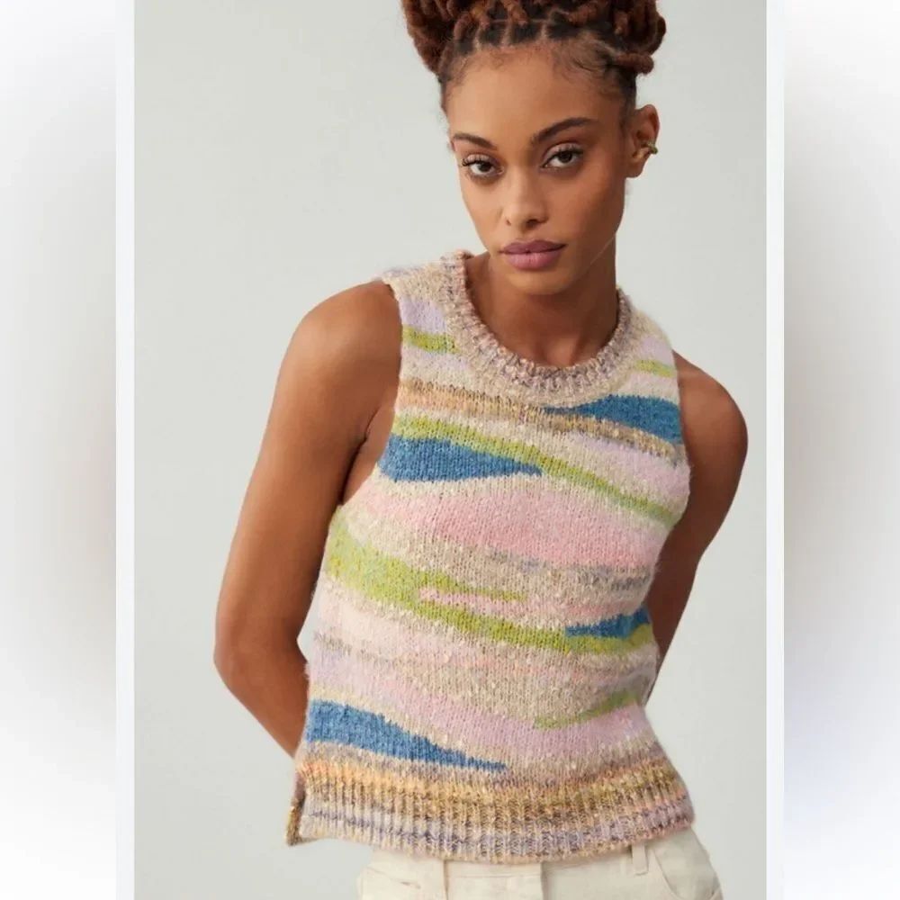 Abstract Knit Sweater Tank
Anthropologie
